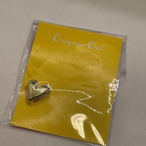 Origami Owl Gold Heart Slider Charm
